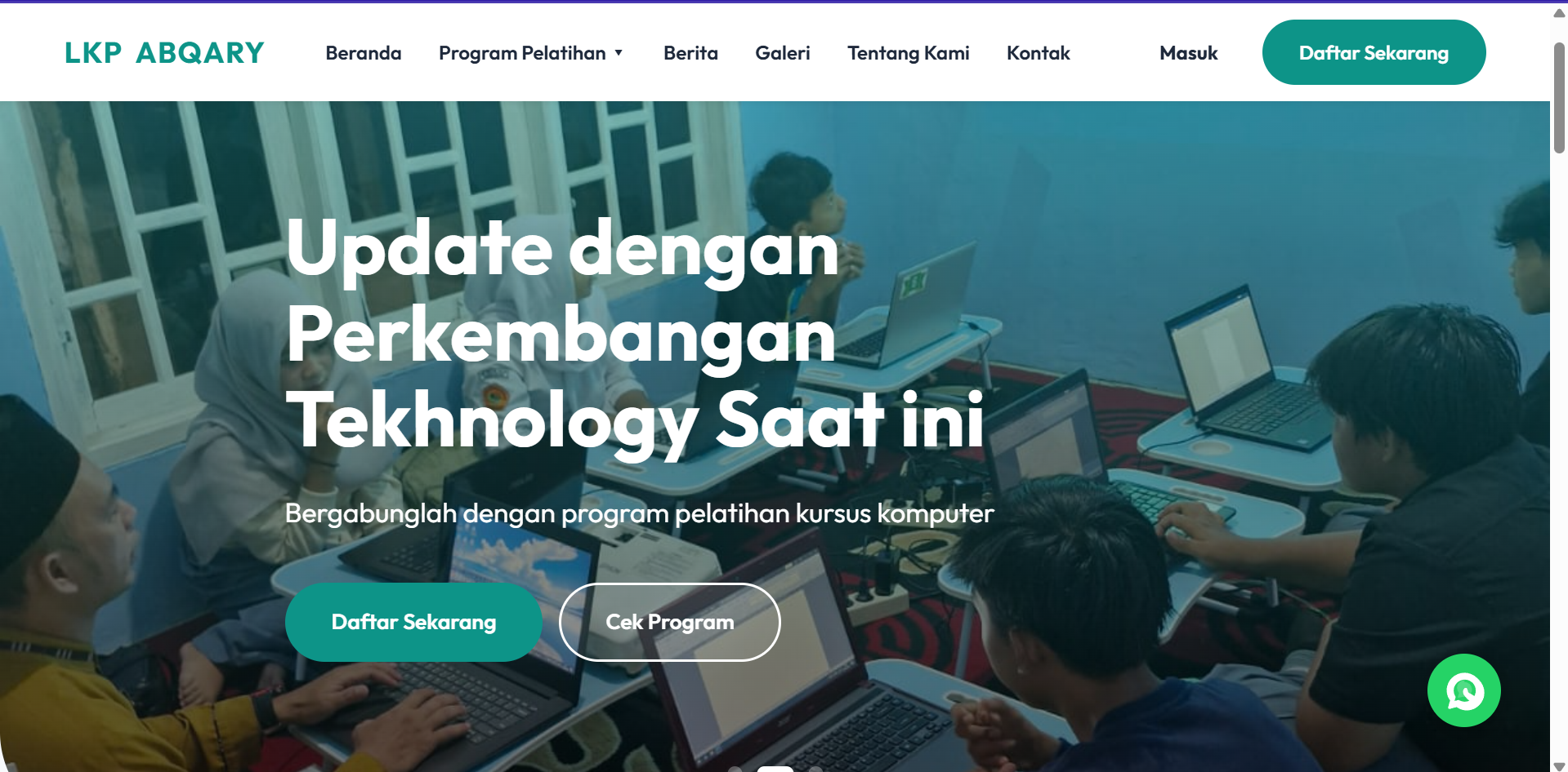 Website Yayasan